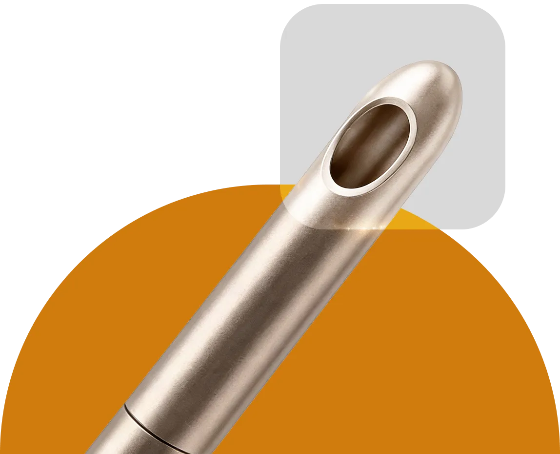 회복까지 고려한 둥근 캐뉼라 사용